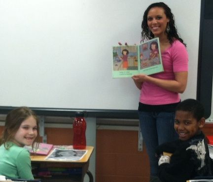 Whittany Evans, Miss Blue Ridge Foothills, visited Mauldin Elementary School to read to a class. Visit the greater Greer area pageant news page for stories and photos.
 