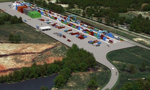 Contracts were awarded to Greenville's Hogan Construction Group for support facilities for the South Carolina Inland Port in Greer.