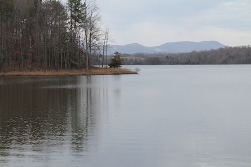 Stillwaters at Lake Robinson has made its signature selling point the majestic view across the lake to Cliffs at Glassy and the Blue Ridge Mountains.
