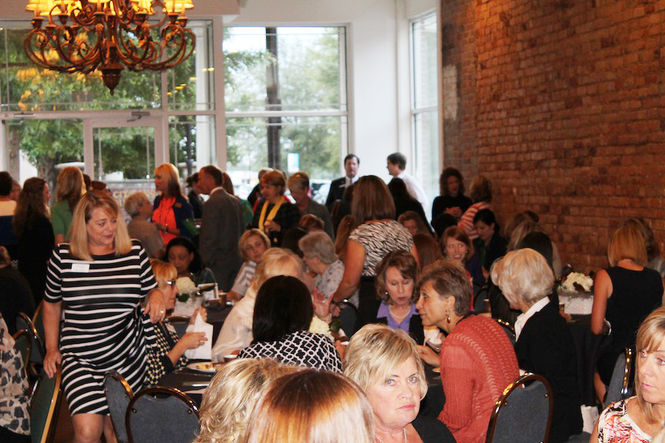 A near-standing only crowd attended the Greer State Bank-sponsored inaugural Women's Forum at The Davenport Tuesday.
 
 