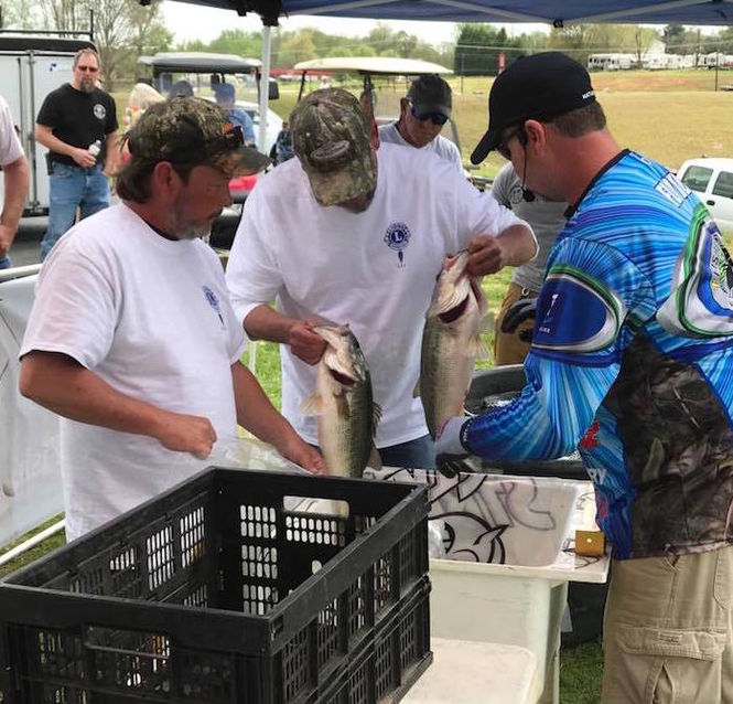 When the weigh-in was completed Mark Bishop (Greer) and Andy McIntosh (Lyman) were determined winners of the inaugural Greer Centennial Lions Club bass fishing tournament at Lake Robinson.
 
 