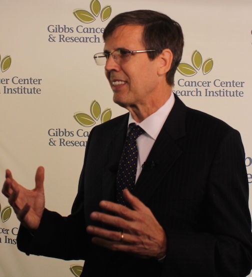 Dr. Timothy Yeatman, director and president of Gibbs Cancer Center & Research Institute said, 'We are dedicated to bringing the best science and research – with a strong focus on genetics – directly to patients.'
 
