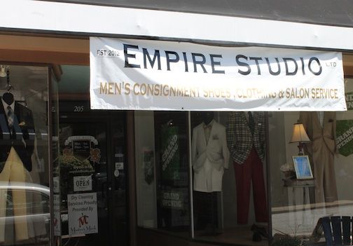 Empire Ltd. is an upscale men's consignment store opening today at 205 Trade Street.
