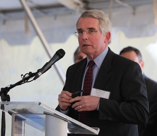 Norfolk Southern CEO Wick Moorman thanked local elected officials and administrators for their 