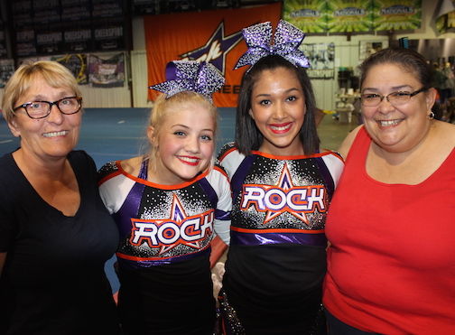 The Tennessee connection, left to right, Cindy Bacon and daughter, Llyli, and Amanda Almodovar and mother, Carmen Gonzalez, travel four times a week from Jonesborough, Tenn., to Greer to participate in the RockStar program.
 