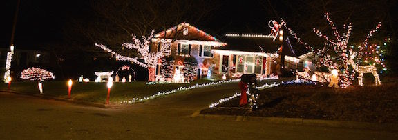 Todd Vanadore won for best overall light display.
 