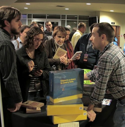 Selling books about Dave Ramsey's financial lessons was a popular stop. 