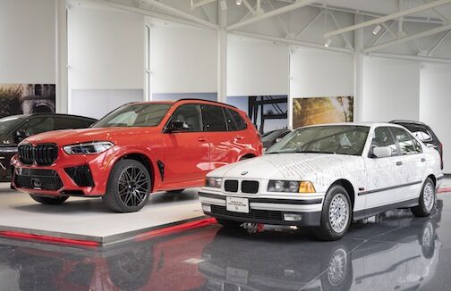 The 5 millionth BMW produced at the Greer plant is a Toronto Red Metallic BMW X5 M Competition equipped with a 617-horsepower M TwinPower Turbo V-8 engine, Silverstone Full Merino Leather interior and 21/22-inch M Star-spoke bi-color wheels.
 