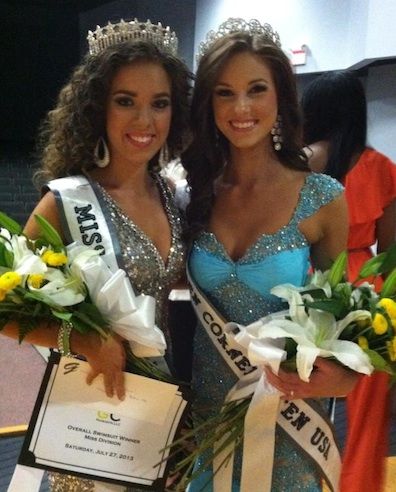 Anna Brown and Sydney Sill, right, are two former Miss Greater Greer Teens, Brown in 2010 and Sill in 2012. Sill won the Miss Golden Corner Teen Saturday and will compete in the Miss South Carolina USA Teen pageant in Charleston in November.