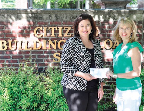CBL Executive Vice President Jennifer Jones presents the CBL Foundation’s $10,000 donation to Cathy Neel, Greer Christian Learning Center Director.
 
 