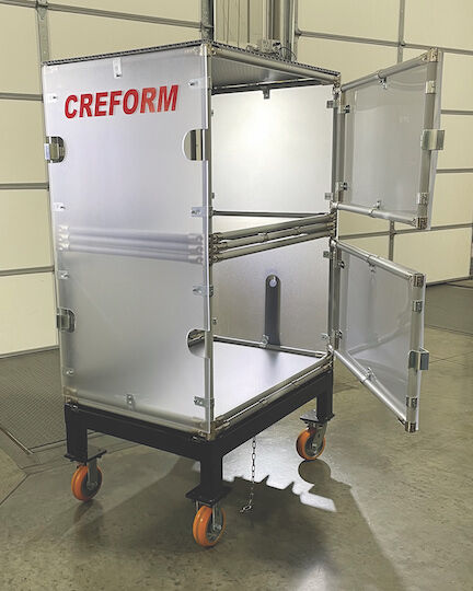 Creform engineers have built and developed a cart for a manufacturer of electronic storage systems.
 