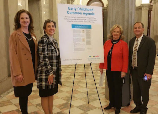Representative Rita Allison presented her view on the Early Childhood Common Agenda.
 