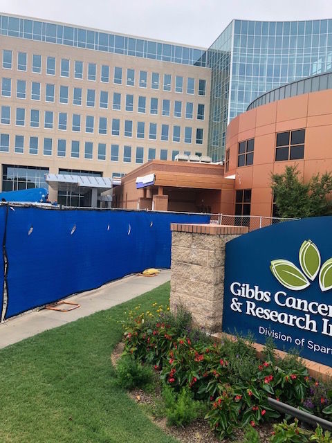 The expanded Gibbs Cancer Center and Research Institute is scheduled to be completed in Spring 2020.
 