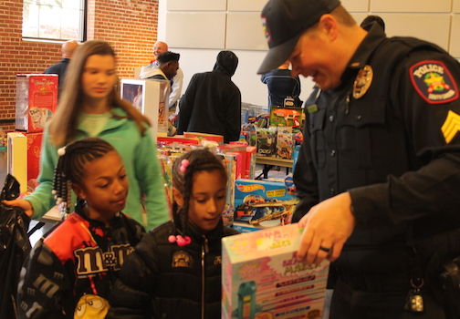 Children are invited by the Greer Police Department to select toys, games and stuffed animals.
 
 