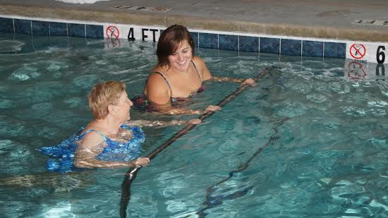 Pool therapy offers a wide range of exercises for people with disabilities.
 