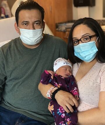 Maria and Fernando Arellano welcomed their baby girl, Melissa, as Spartanburg Regional Healthcare System's first baby of 2021.
 