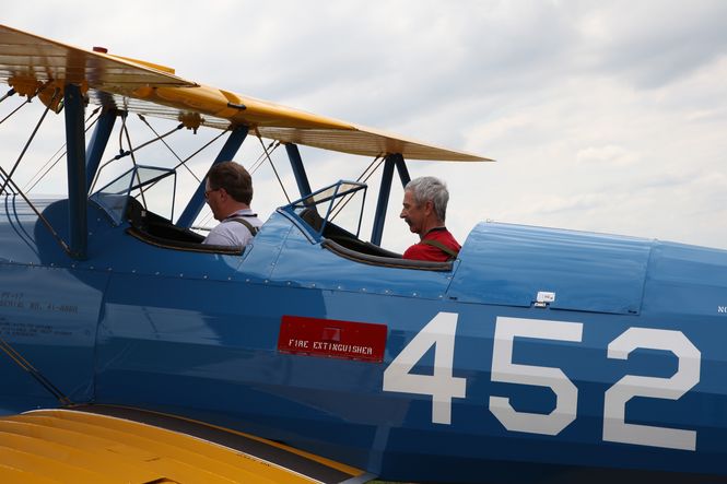 Aaron Tippin, a avid pilot, got a big surprise when he was asked to perform in his first airshow in Granite Falls, Minn. Tippin and his band performed a concert later that evening.