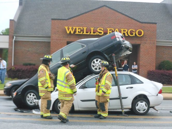 This Might Be the Weirdest Car Crash Ever