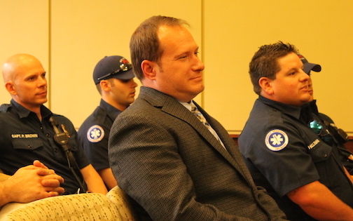 Greer Fire Chief Dorian Flowers received City Council approval Tuesday night to swap fire trucks with the city of Woodruff Fire Department.
 