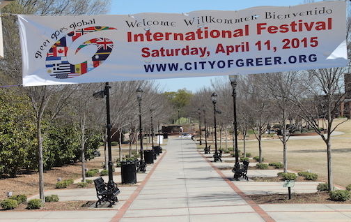 The International Festival, held for the second year in a row, is scheduled Saturday at Greer City Park.
 