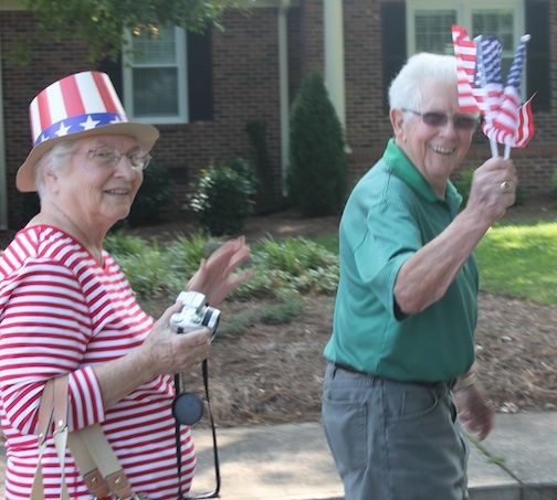 Kids of all ages walked the parade route in the Arlington-Davenport neighborhood.
 