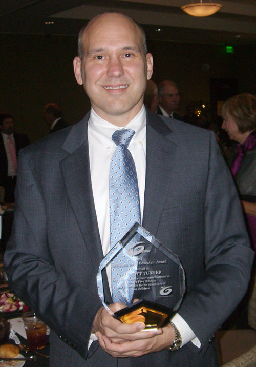 In 2011, District 5 Superintendent  Dr. Scott Turner was named the Greater Greer Foundation Educator of the Year. He was honored at the foundation's annual gala.