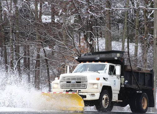 Snowplows had an easier time clearing roads with this week's snowfall compared freezing roads earlier this month.
 