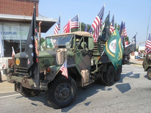 A variety of military vehicles, Korean War vintage and forward, will be on display around City Park. The South Carolina National Guard will have its ropes course and climbing wall to challenge individuals.